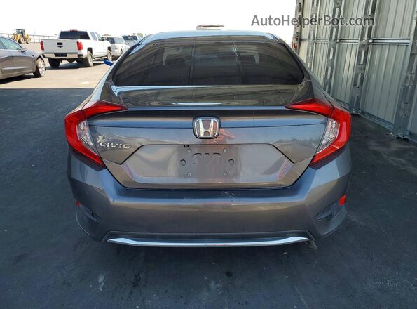 19XFC2F68KE211403 2019 HONDA CIVIC Gray Rear view