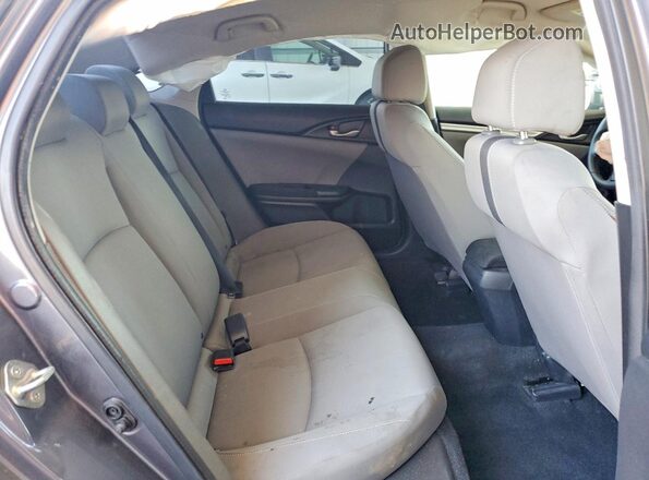 19XFC2F68KE211403 2019 HONDA CIVIC Gray Rear seats view