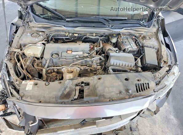 19XFC2F68KE211403 2019 HONDA CIVIC Gray Rear interior view