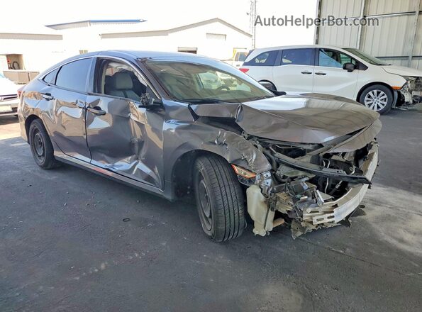 19XFC2F68KE211403 2019 HONDA CIVIC Gray Front right