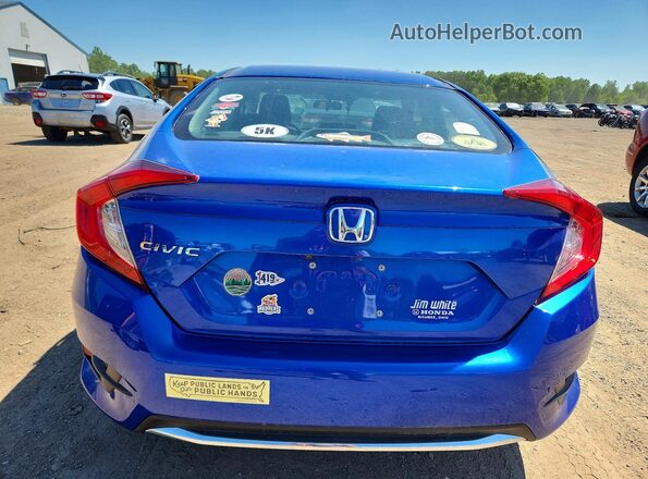 19XFC2F68LE028374 2020 HONDA CIVIC Blue Vista trasera