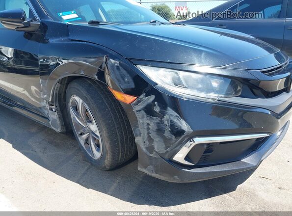 19XFC2F68LE213167 2020 HONDA CIVIC Black Front view