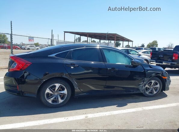 19XFC2F68LE213167 2020 HONDA CIVIC Black Rear interior view