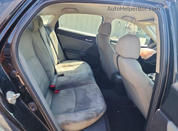 19XFC2F69KE034733 2019 HONDA CIVIC Black Widok tylnych siedzeń