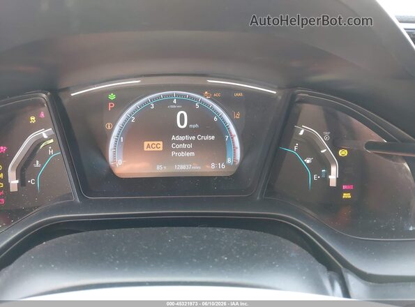 19XFC2F69KE039043 2019 HONDA CIVIC Black Вид задніх сидінь