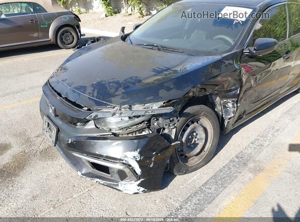19XFC2F69KE039043 2019 HONDA CIVIC Black Вид задньої частини салону