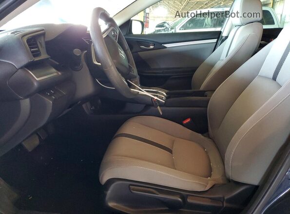 19XFC2F69KE043223 2019 HONDA CIVIC Blue Vista interior delantera
