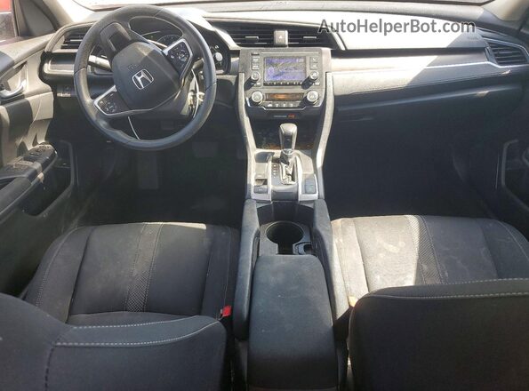 19XFC2F69KE043433 2019 HONDA CIVIC Красный Вид панели приборов
