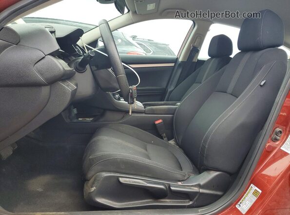 19XFC2F69KE043433 2019 HONDA CIVIC Красный Вид салона спереди