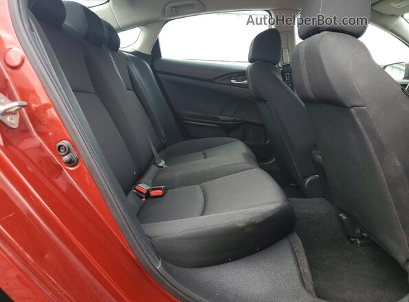 19XFC2F69KE043433 2019 HONDA CIVIC Красный Вид задних сидений