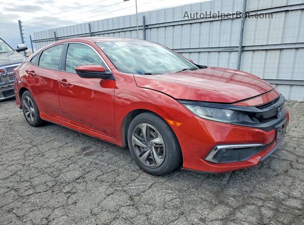 19XFC2F69KE043433 2019 HONDA CIVIC Красный Передняя правая четверть