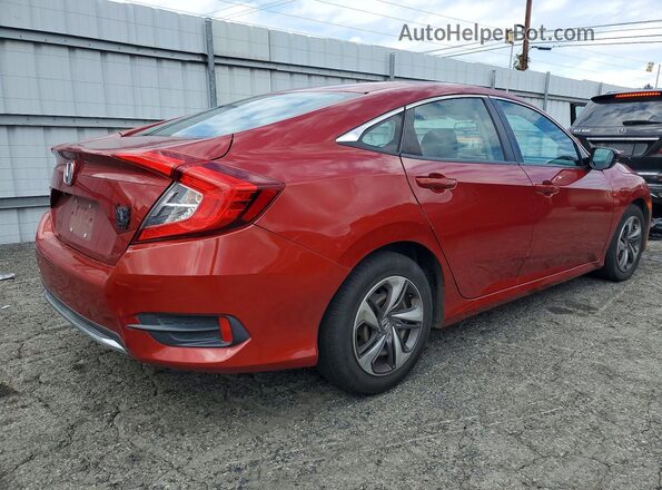 19XFC2F69KE043433 2019 HONDA CIVIC Красный Задняя правая четверть