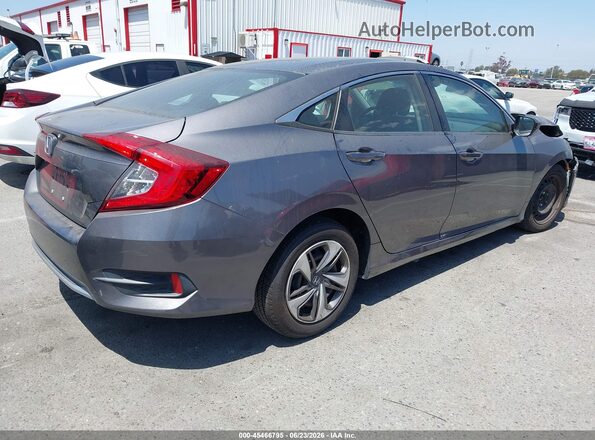 19XFC2F69KE209076 2019 HONDA CIVIC Gray Հետևի աջ