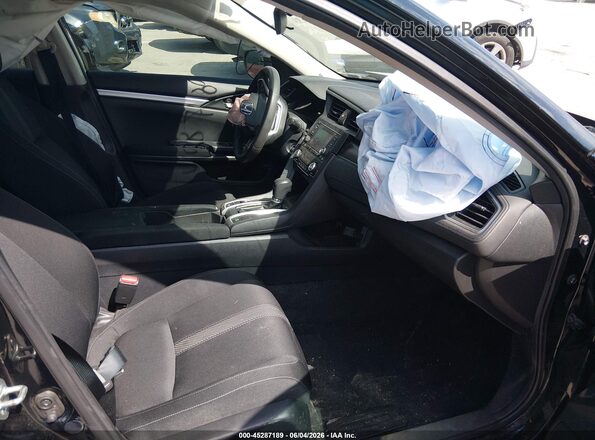 19XFC2F69LE029517 2020 HONDA CIVIC Black Front interior view