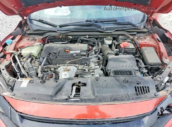 19XFC2F6XKE028245 2019 HONDA CIVIC Red Սալոնի հետևի տեսք