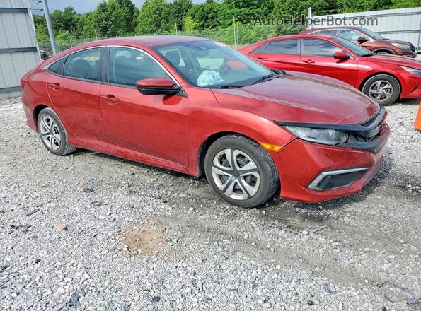 19XFC2F6XKE028245 2019 HONDA CIVIC Red Առջևի աջ