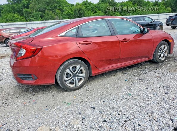 19XFC2F6XKE028245 2019 HONDA CIVIC Red Հետևի աջ
