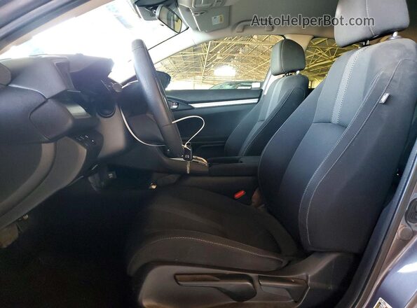19XFC2F6XKE051301 2019 HONDA CIVIC Charcoal წინა სალონის ხედი