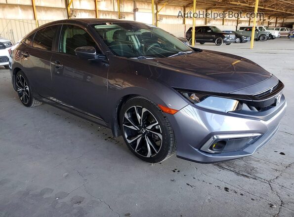 19XFC2F6XKE051301 2019 HONDA CIVIC Charcoal წინა მარჯვენა
