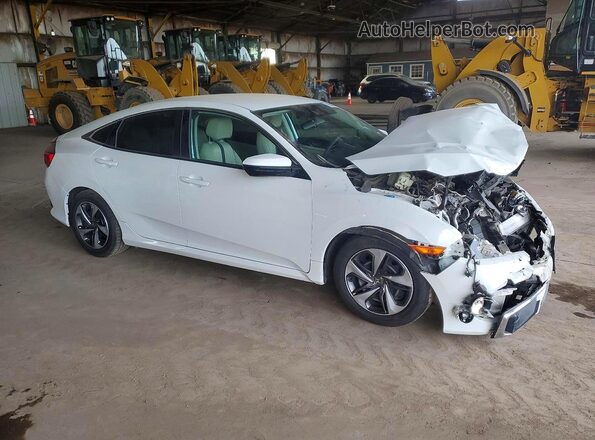 19XFC2F6XKE208986 2019 HONDA CIVIC White Przód prawy