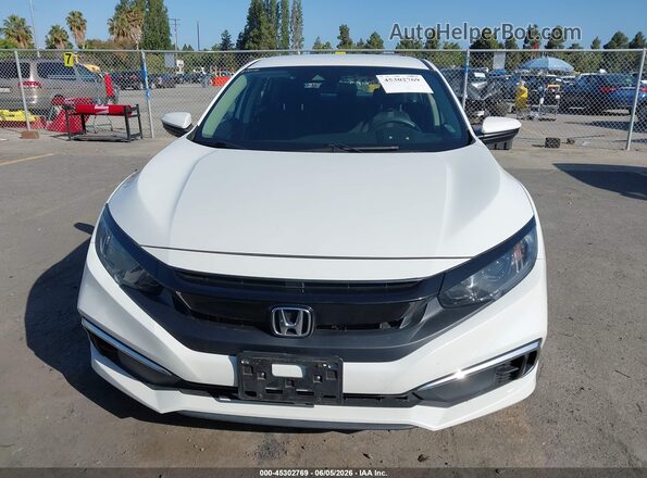 19XFC2F6XKE214447 2019 HONDA CIVIC White Սալոնի հետևի տեսք