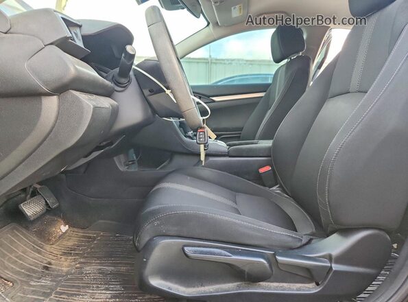 19XFC2F6XLE019577 2020 HONDA CIVIC Black Вид салону спереду