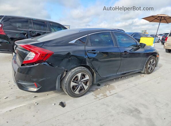 19XFC2F6XLE019577 2020 HONDA CIVIC Black Задня права чверть