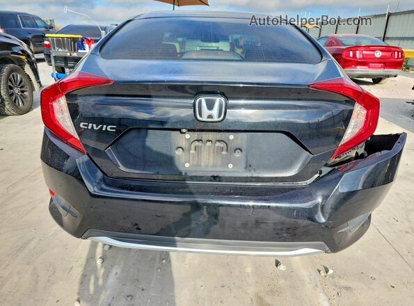 19XFC2F6XLE019577 2020 HONDA CIVIC Black Вид ззаду