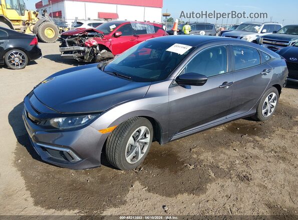 19XFC2F6XLE027307 2020 HONDA CIVIC Gray Przód lewy