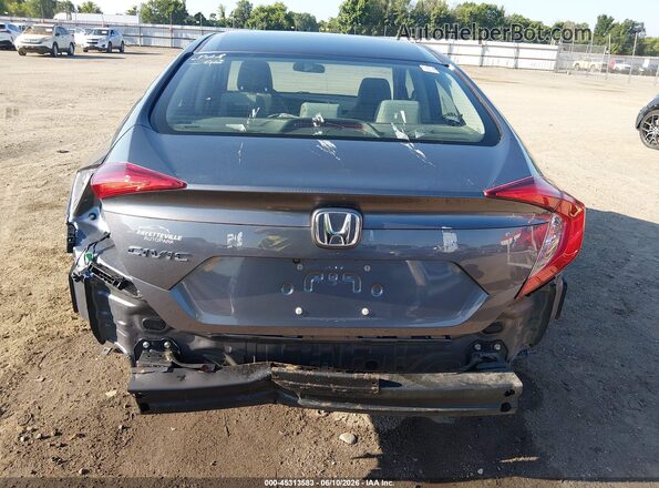 19XFC2F6XLE027307 2020 HONDA CIVIC Gray Widok z przodu