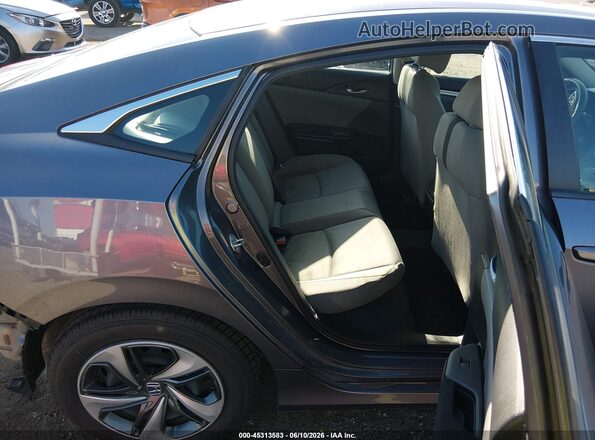 19XFC2F6XLE027307 2020 HONDA CIVIC Gray Widok naklejki z numerem VIN