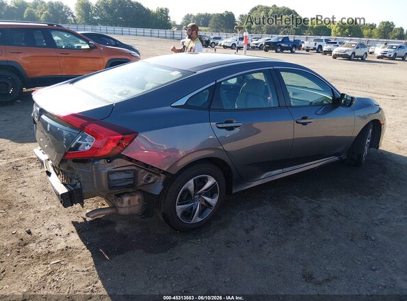 19XFC2F6XLE027307 2020 HONDA CIVIC Gray Tył prawy