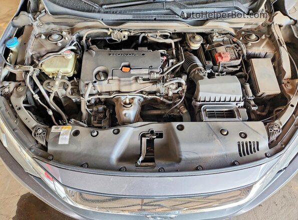 19XFC2F70GE014323 2016 HONDA CIVIC Gray Widok wnętrza z tyłu