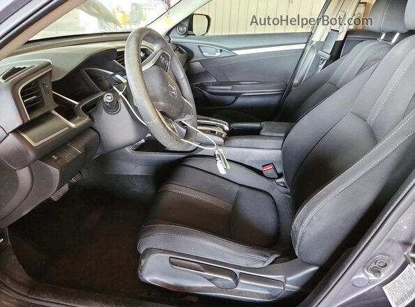 19XFC2F70GE014323 2016 HONDA CIVIC Gray Widok wnętrza z przodu