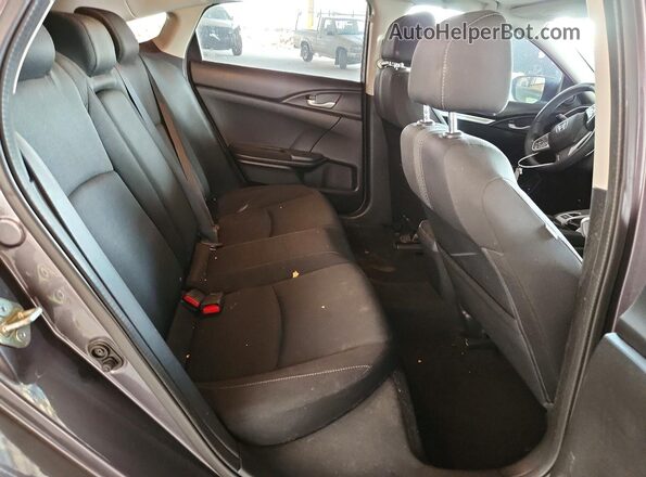 19XFC2F70GE014323 2016 HONDA CIVIC Gray Widok tylnych siedzeń
