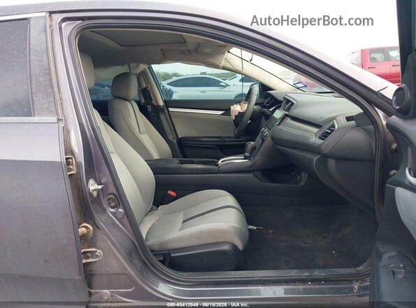 19XFC2F70GE042235 2016 HONDA CIVIC Серый Вид салона спереди