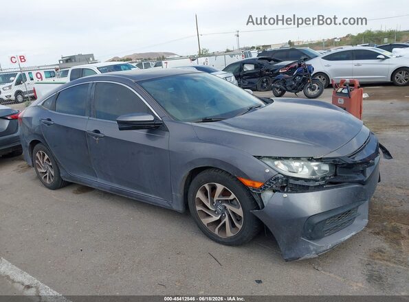 19XFC2F70GE042235 2016 HONDA CIVIC Серый Вид задней части салона