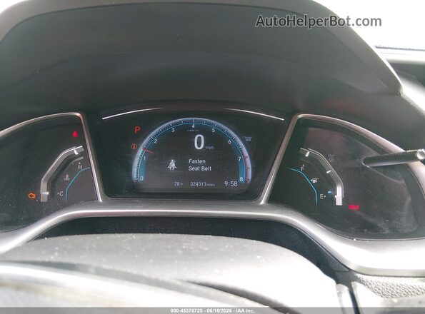 19XFC2F70GE071864 2016 HONDA CIVIC Black Вид задніх сидінь