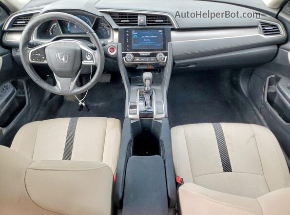 19XFC2F70HE022097 2017 HONDA CIVIC Black Widok deski rozdzielczej