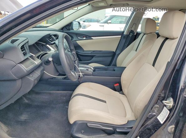 19XFC2F70HE022097 2017 HONDA CIVIC Black Widok wnętrza z przodu