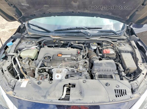 19XFC2F70HE022097 2017 HONDA CIVIC Black Widok wnętrza z tyłu