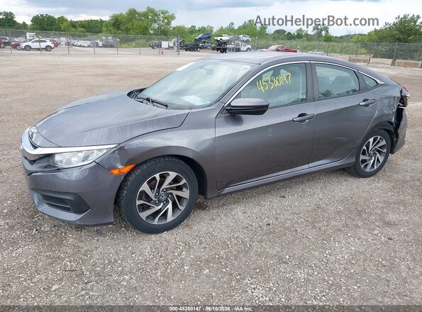19XFC2F70HE044794 2017 HONDA CIVIC Gray Передня ліва чверть