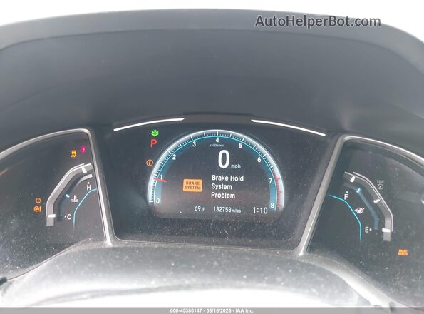 19XFC2F70HE044794 2017 HONDA CIVIC Gray Вид задніх сидінь
