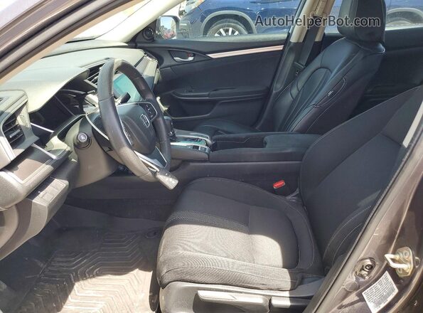 19XFC2F70HE059876 2017 HONDA CIVIC Charcoal Вид салону спереду