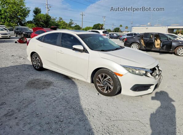 19XFC2F70HE079299 2017 HONDA CIVIC White Delantero derecho