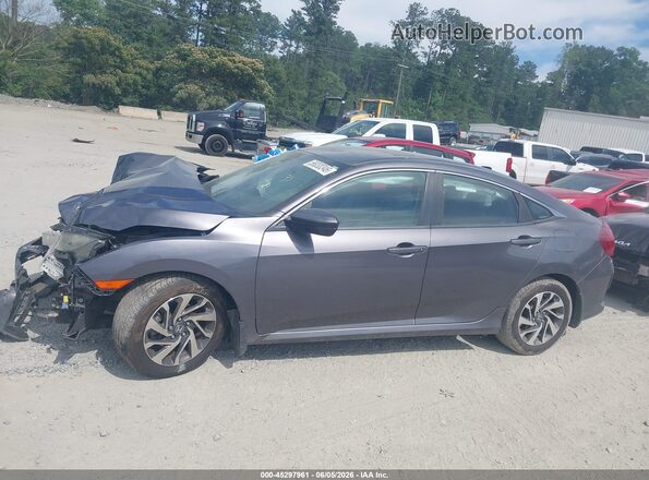 19XFC2F71GE002309 2016 HONDA CIVIC Gray Սալոնի 360 աստիճան տեսք
