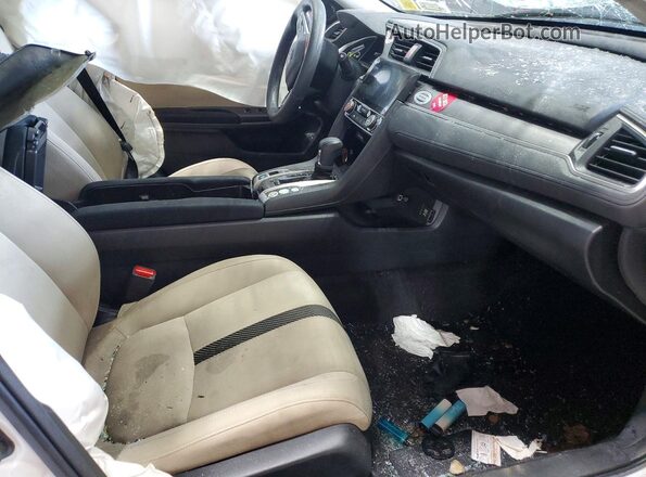 19XFC2F71GE209153 2016 HONDA CIVIC White წინა სალონის ხედი