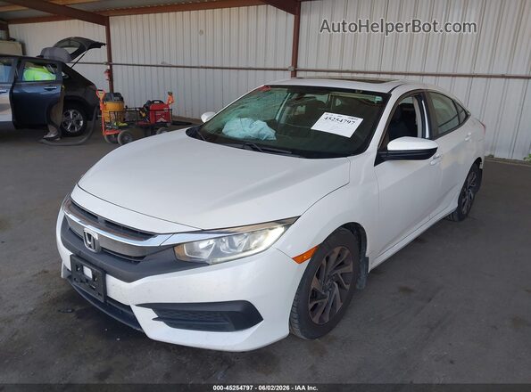 19XFC2F71GE246753 2016 HONDA CIVIC White წინა ხედი