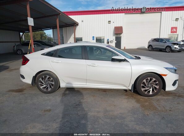 19XFC2F71GE246753 2016 HONDA CIVIC White უკანა სალონის ხედი