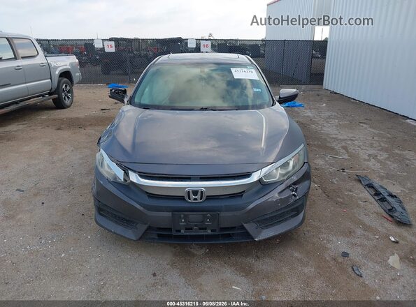 19XFC2F71HE054931 2017 HONDA CIVIC Gray ხელსაწყოთა პანელის ხედი